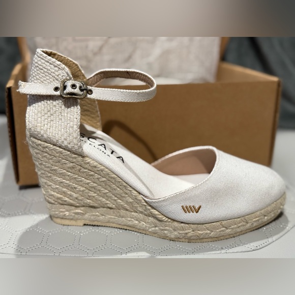 Viscata Barcelona - Satuna Limited Edition Canvas Espadrille Wedges - Picture 5 of 8